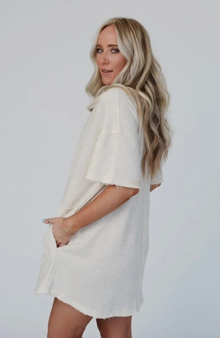 Jodi Tunic Dress - Oatmeal