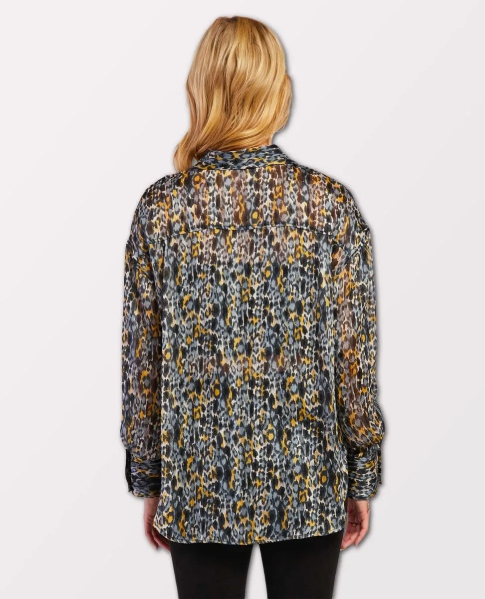 Julietta Gold Button Down
