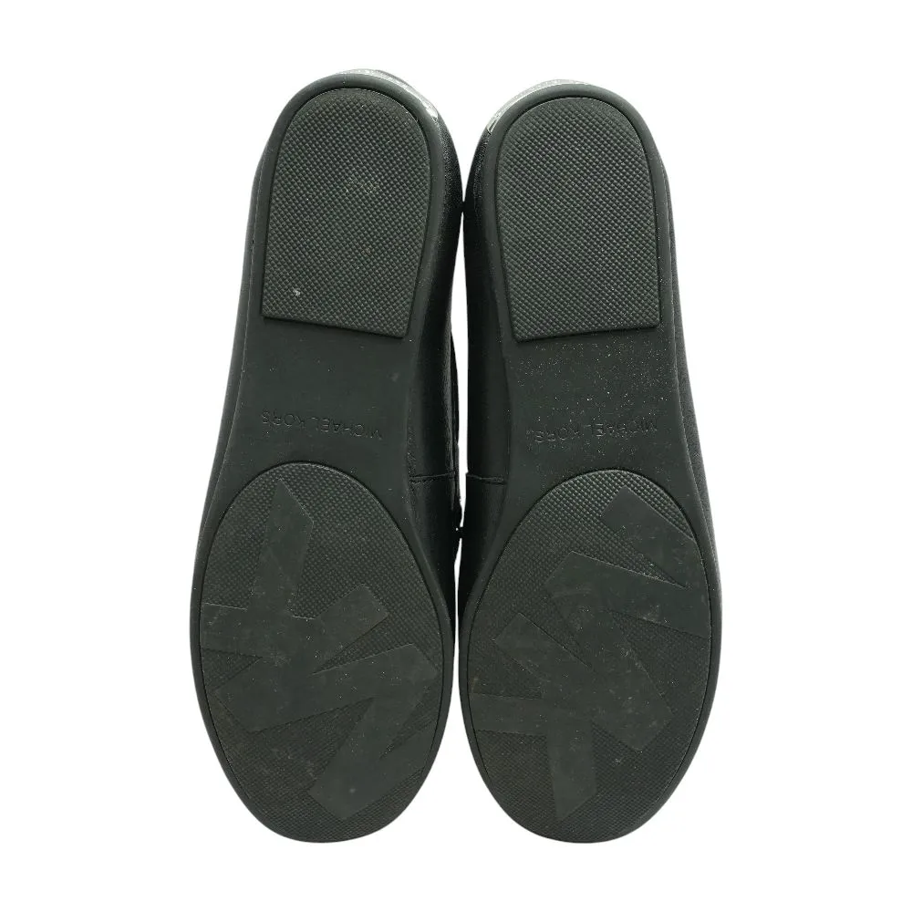 Juliette Moccasin Black Boat Shoe Flats