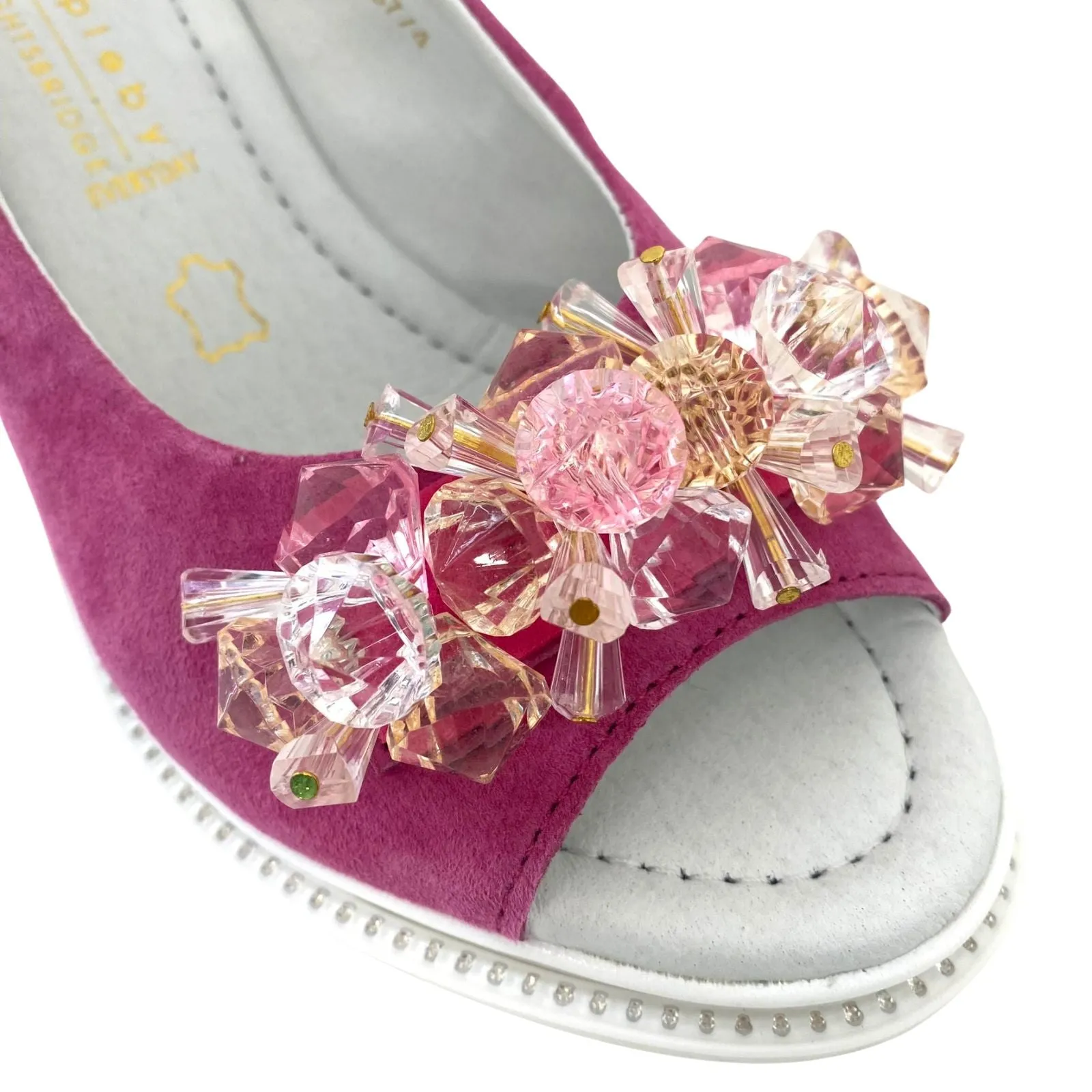 Kate Appleby Zetland Sling Back Wedge Sandals - Pink