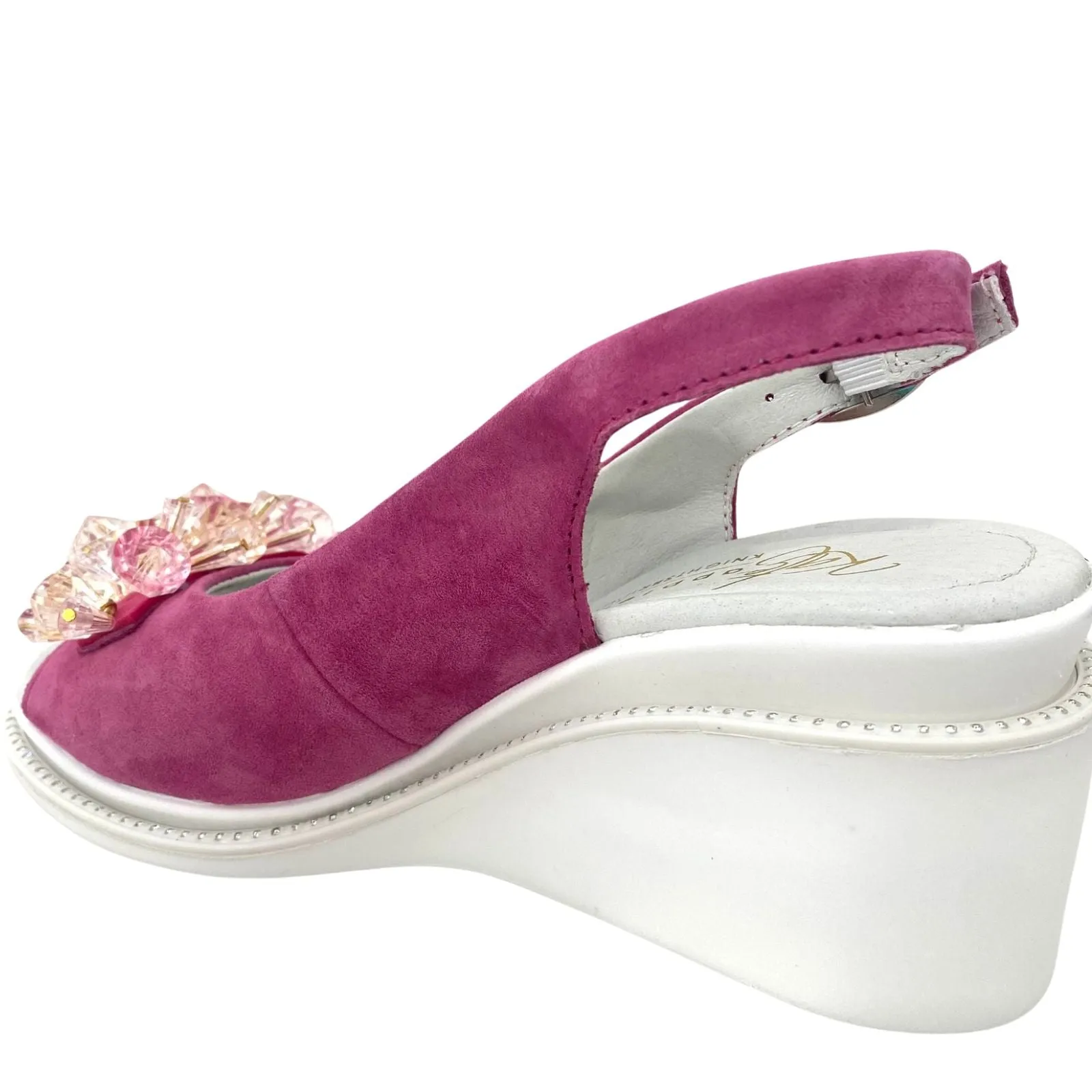 Kate Appleby Zetland Sling Back Wedge Sandals - Pink