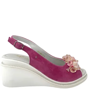 Kate Appleby Zetland Sling Back Wedge Sandals - Pink
