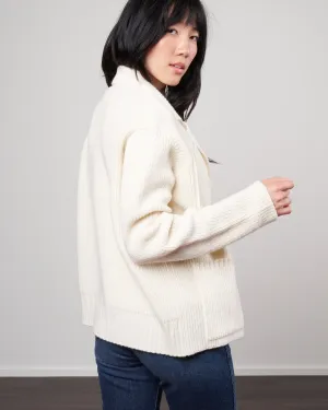 katie cardigan - winter white