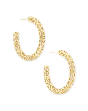 Kendra Scott Maggie Hoop Earring in Gold