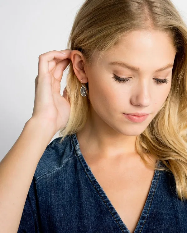 Kendra Scott Silver Lee Drop Earrings