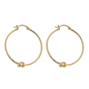 Knot Hoop Earrings by Hollywood Sensation®