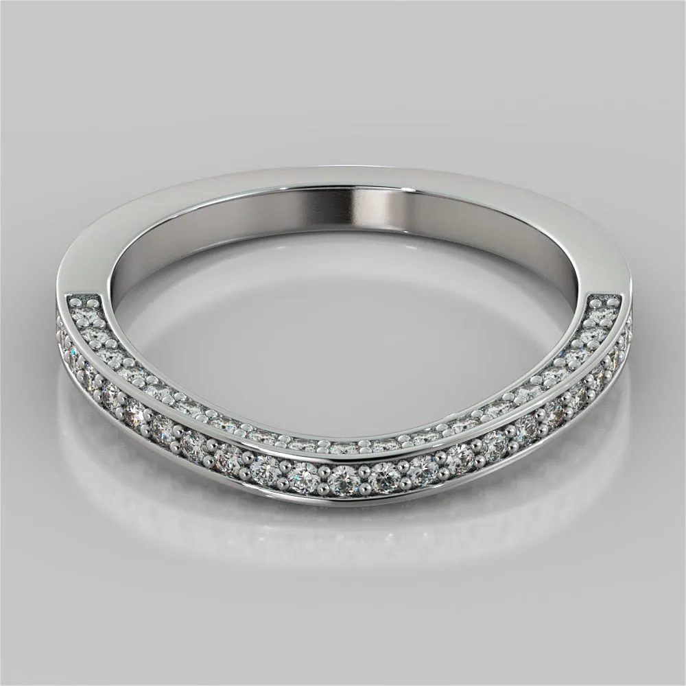 Lab Grown Diamond Split Shank Princess Cut Engagement Ring