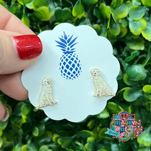 Labrador Stud Earrings