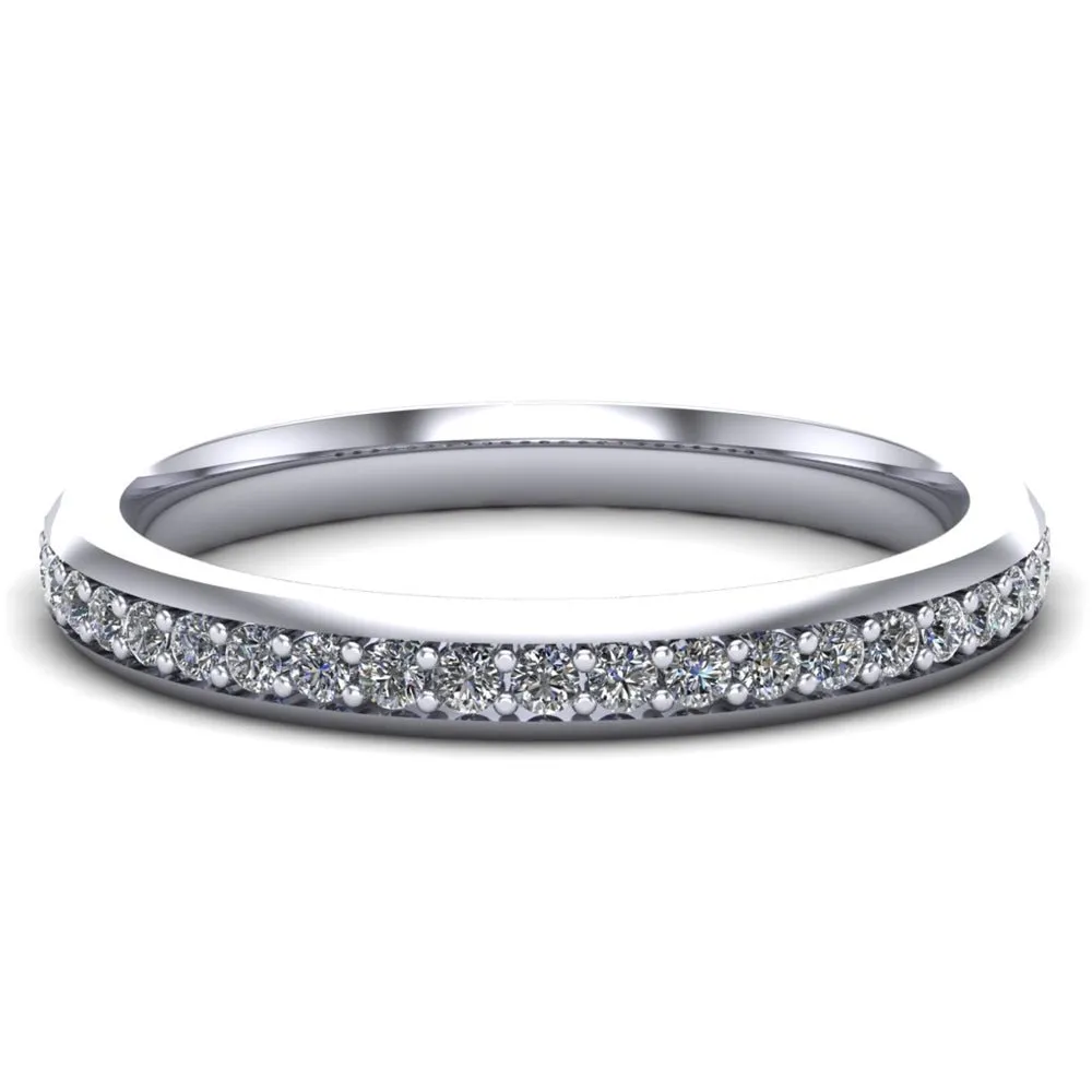 Ladies Celtic Wedding Band AYLIN-1S-BAND-PLATINUM