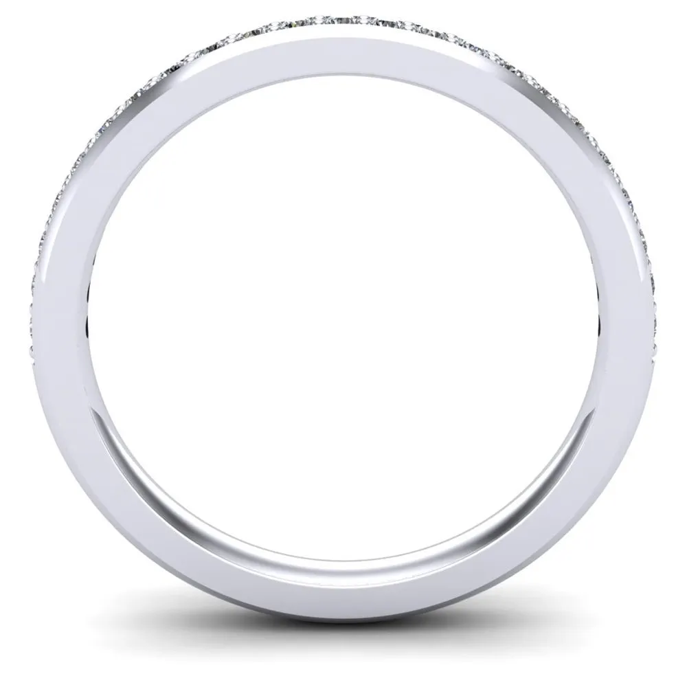 Ladies Celtic Wedding Band AYLIN-1S-BAND-PLATINUM
