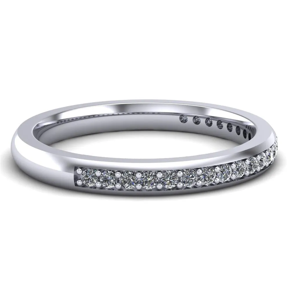Ladies Celtic Wedding Band AYLIN-1S-BAND-PLATINUM