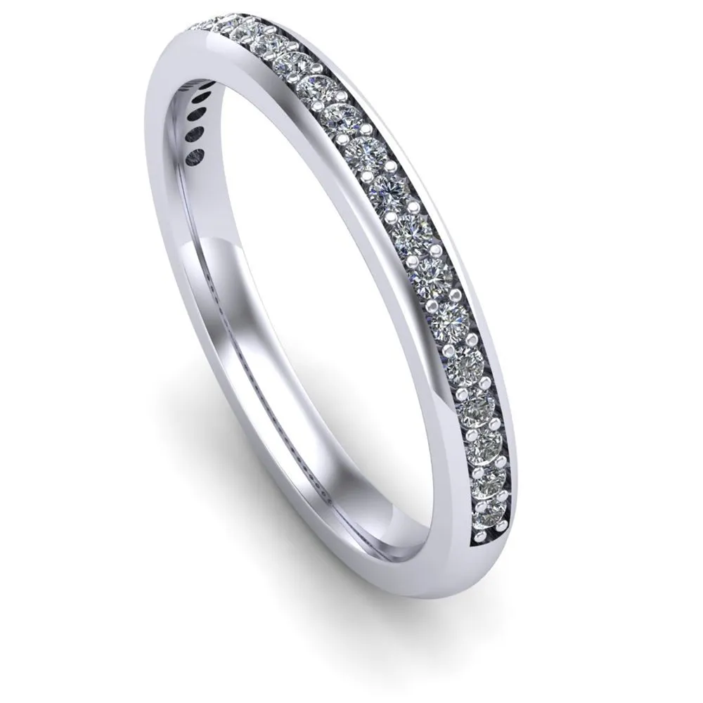 Ladies Celtic Wedding Band AYLIN-1S-BAND-PLATINUM
