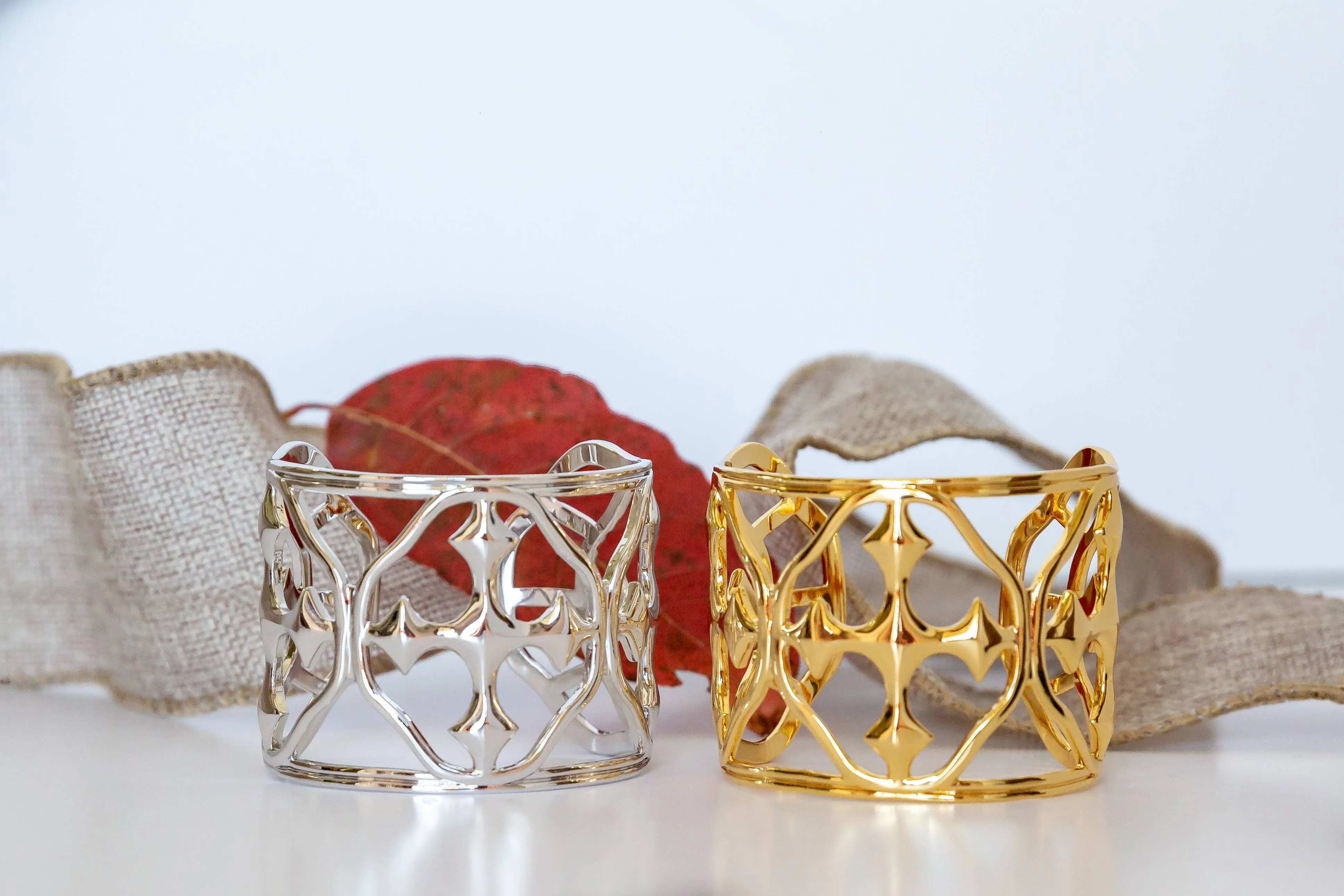 Large Cuff Shield Bracelet