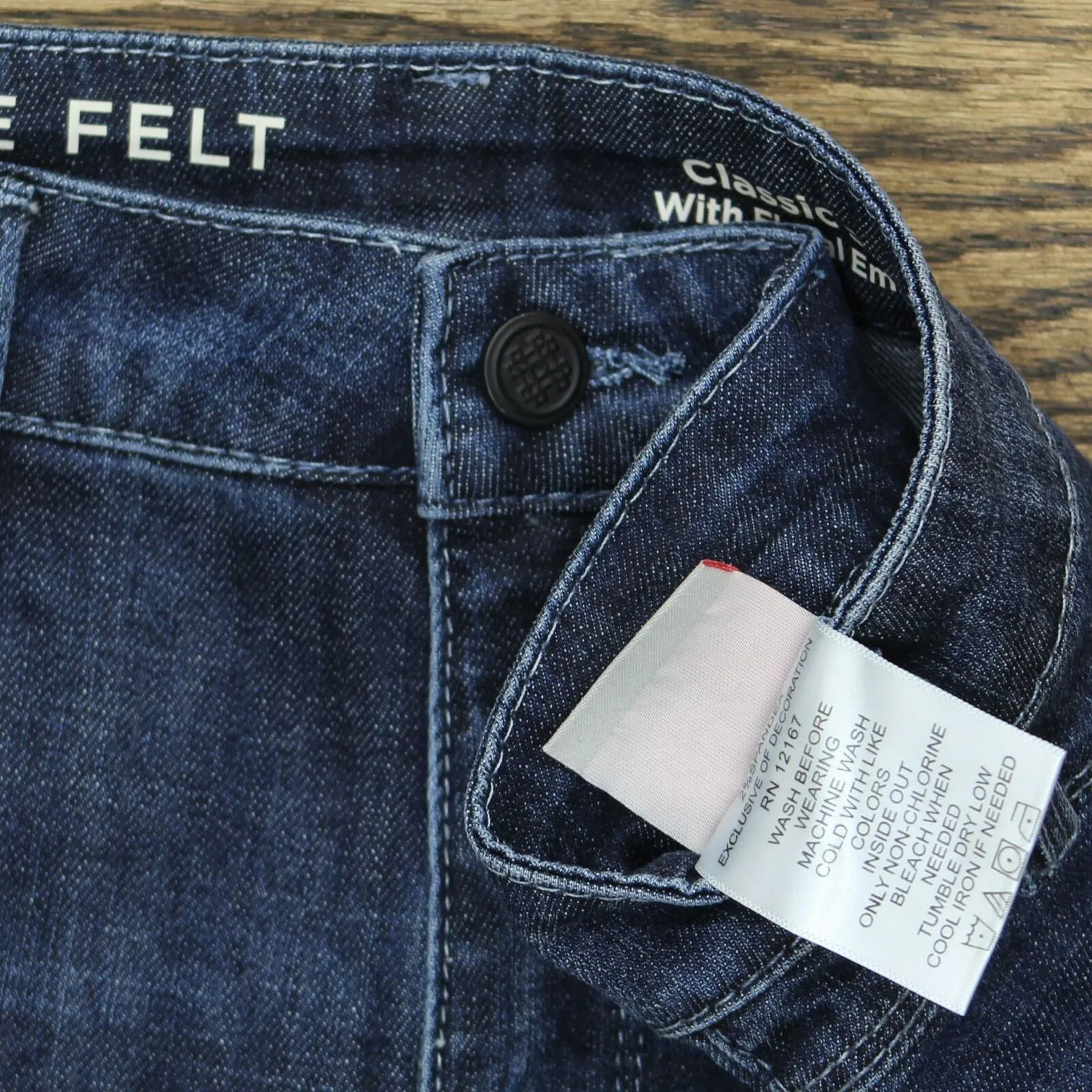 Laurie Felt Women's Classic Denim Stiletto Jeans With Embroidery