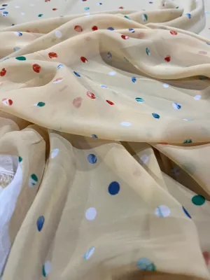 LC MODENA 215 chiffon with dots