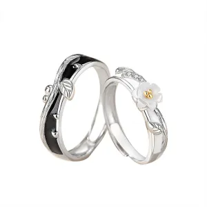 Leaf & Flower Matching Rings