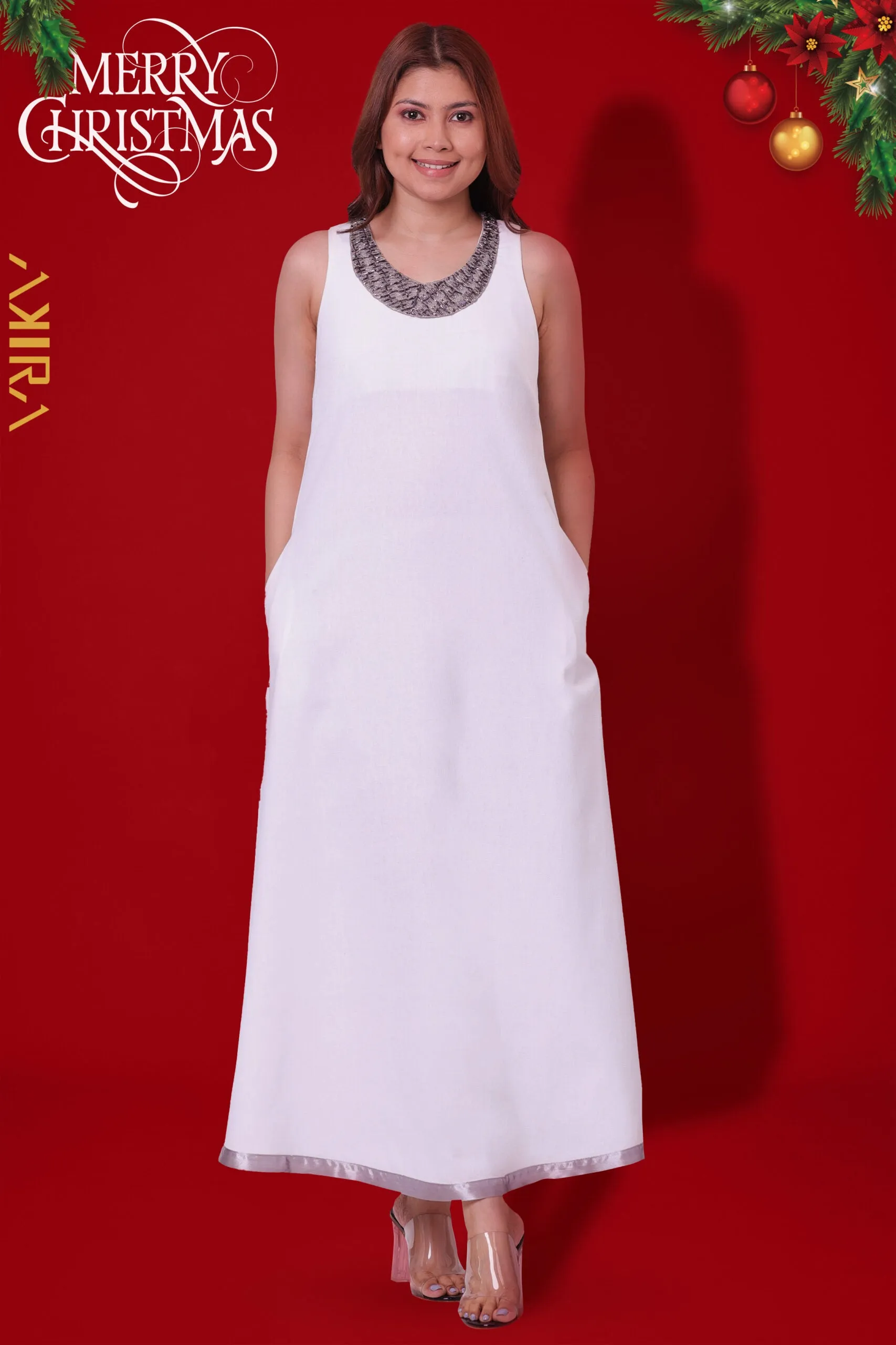Lenora white Dress | Kaftan, Bohemian Dress, Floral Dress, Boho Maxi Dress