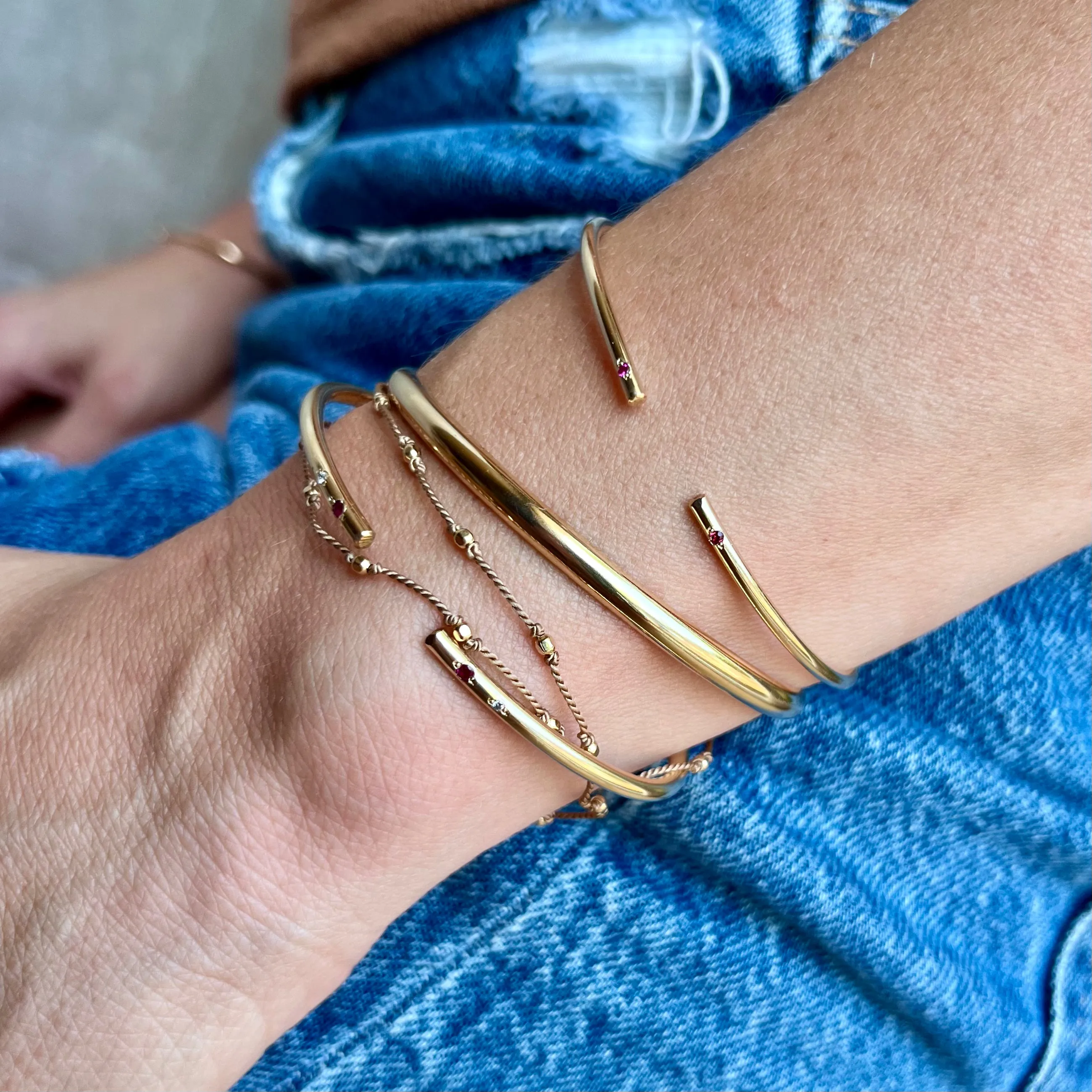 Leon Ruby Cuff