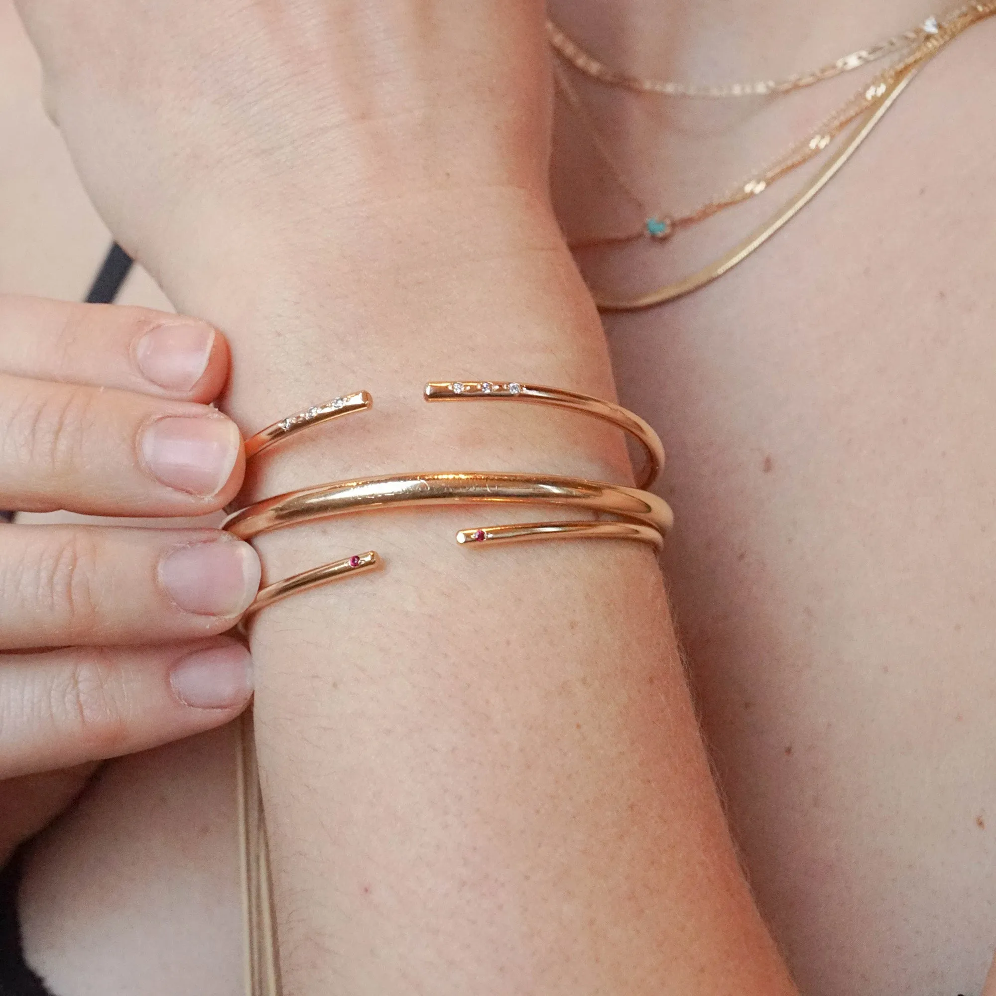Leon Ruby Cuff