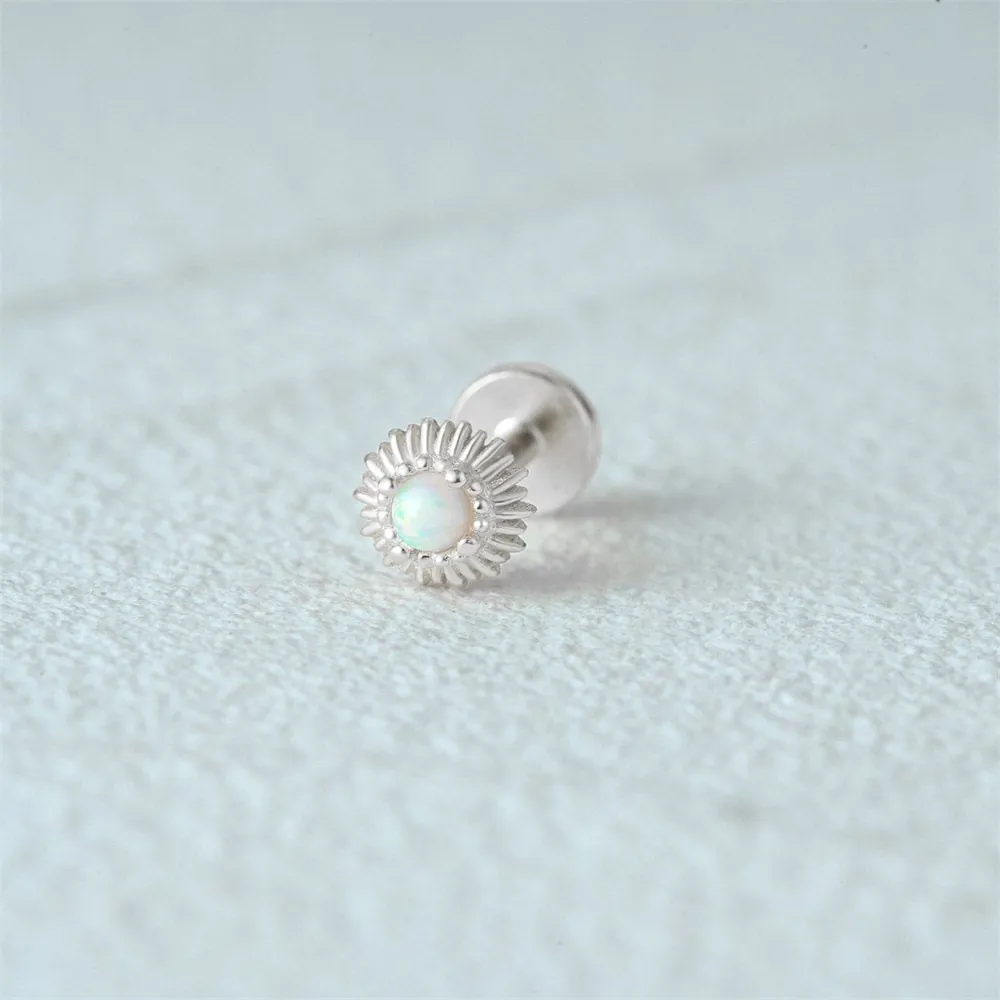 Little Sun Opal Flat Back Earrings