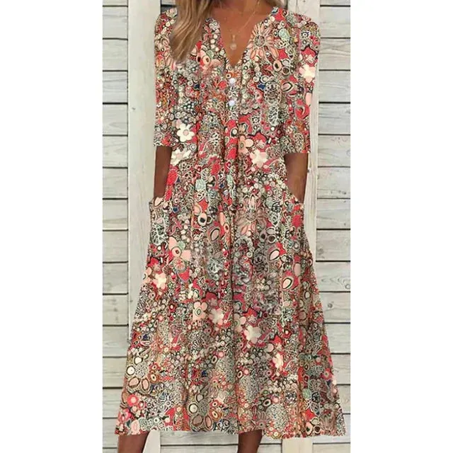Lizzy | Damen Boho Kleid