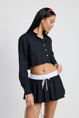 LONG SLEEVE COLLARED BUTTON UP SHIRT