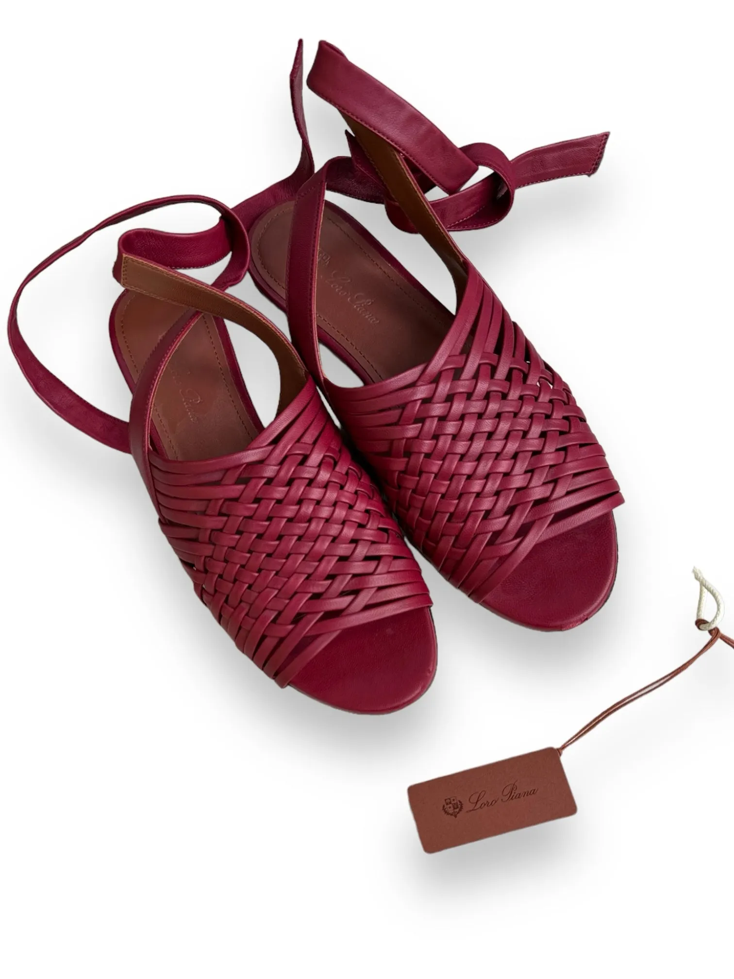 Loro Piana Shoe Size 8 Red Flats