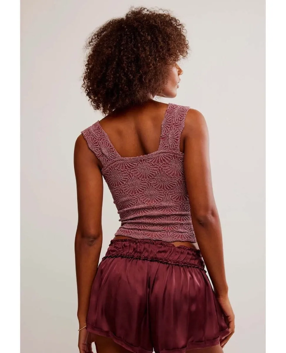 Love Letter Cami Burgundy