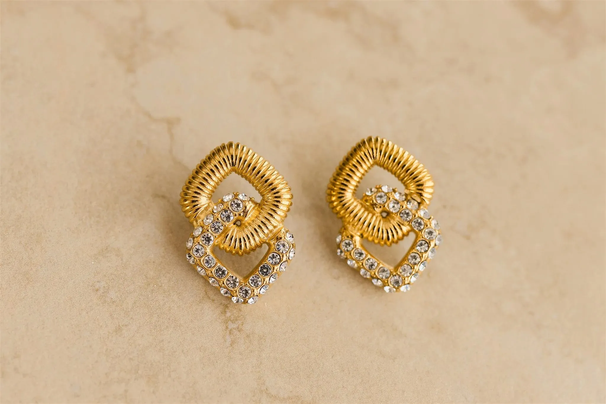 Lumiere Cubic Zircon Drop Earrings