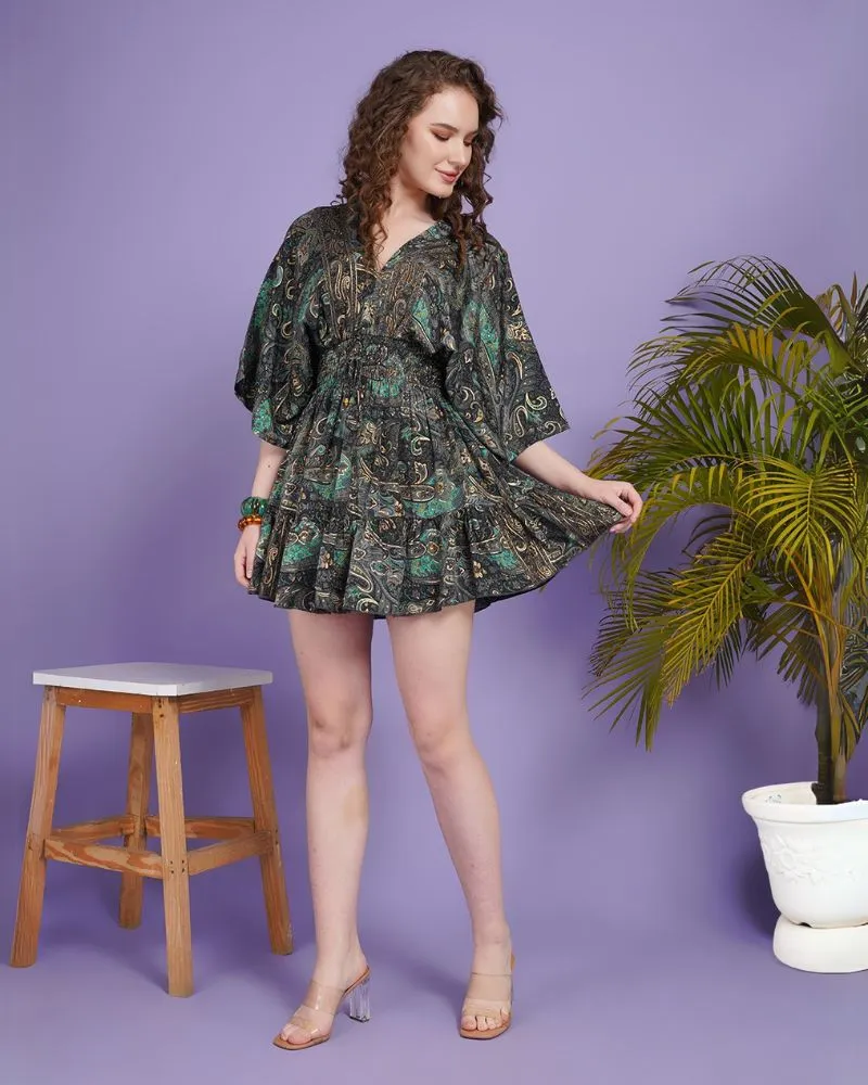 Lyra bloom kimono mini dress