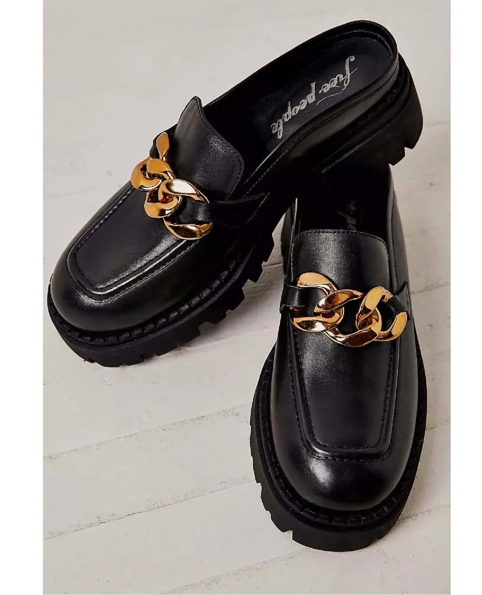 Lyra Link Loafer Black