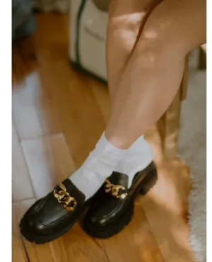 Lyra Link Loafer Black