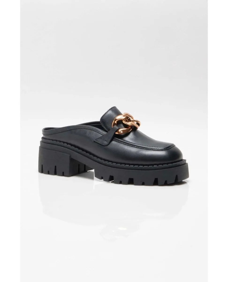 Lyra Link Loafer Black