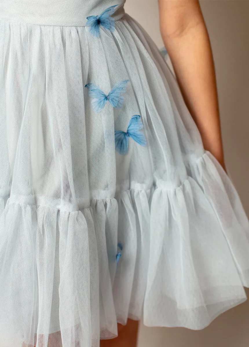 Lyrah Dress in Pale Blue