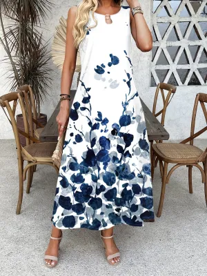 Marian | Boho Floral Maxi Dress