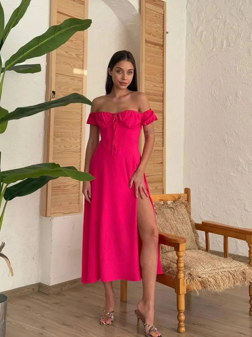 Marie's Bohemian Midi Dress