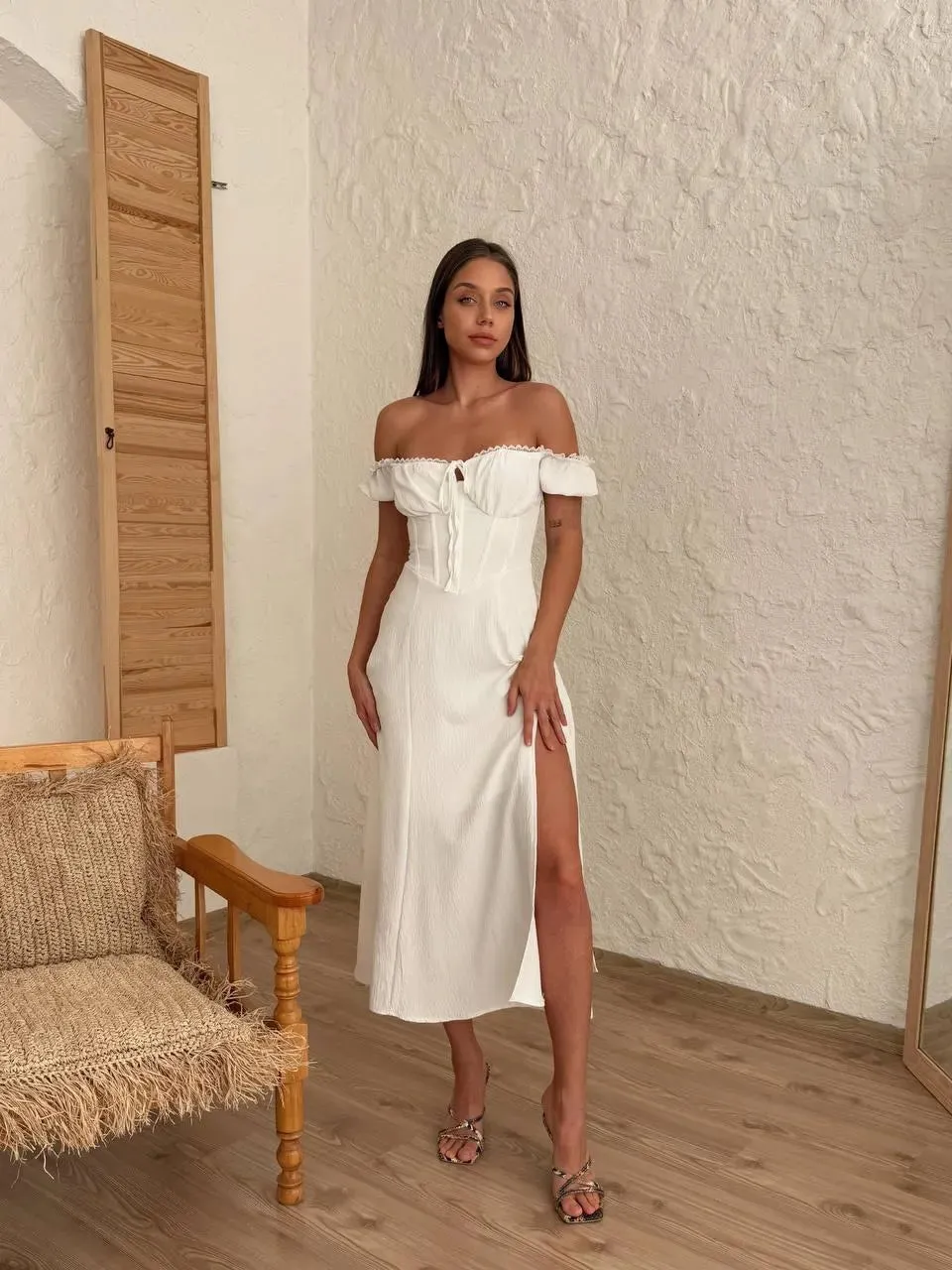 Marie's Bohemian Midi Dress