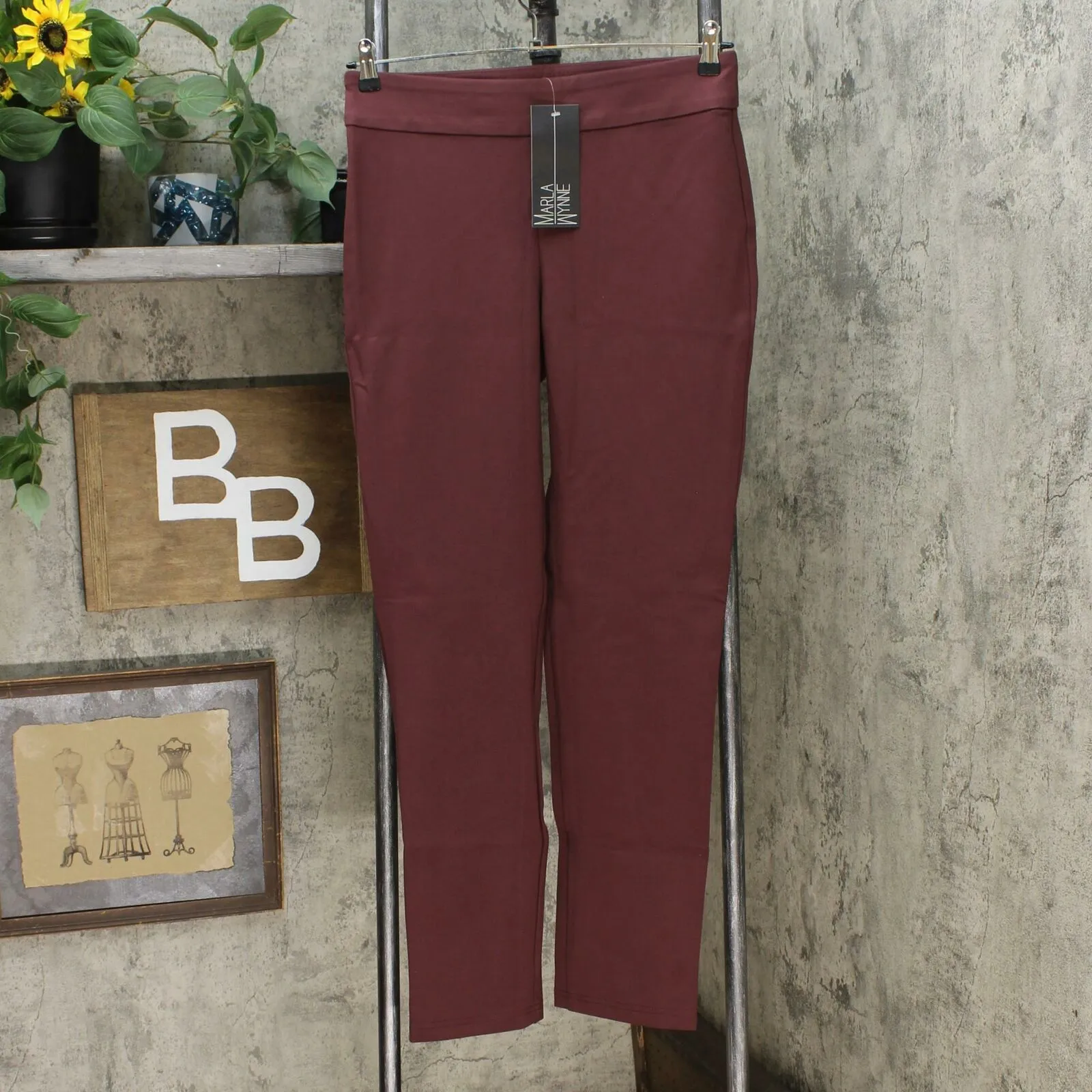 MarlaWynne Women's Premium Stretch Woven Trouser. 608904