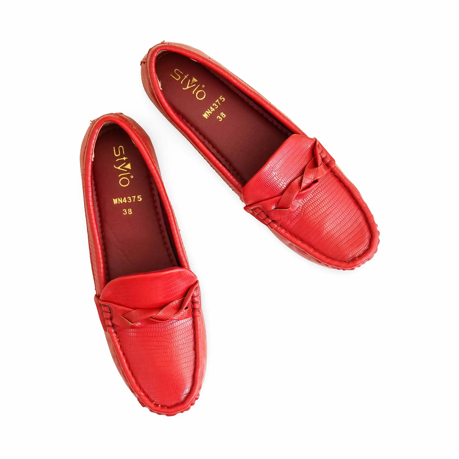 Maroon Moccasin For Ladies WN4375