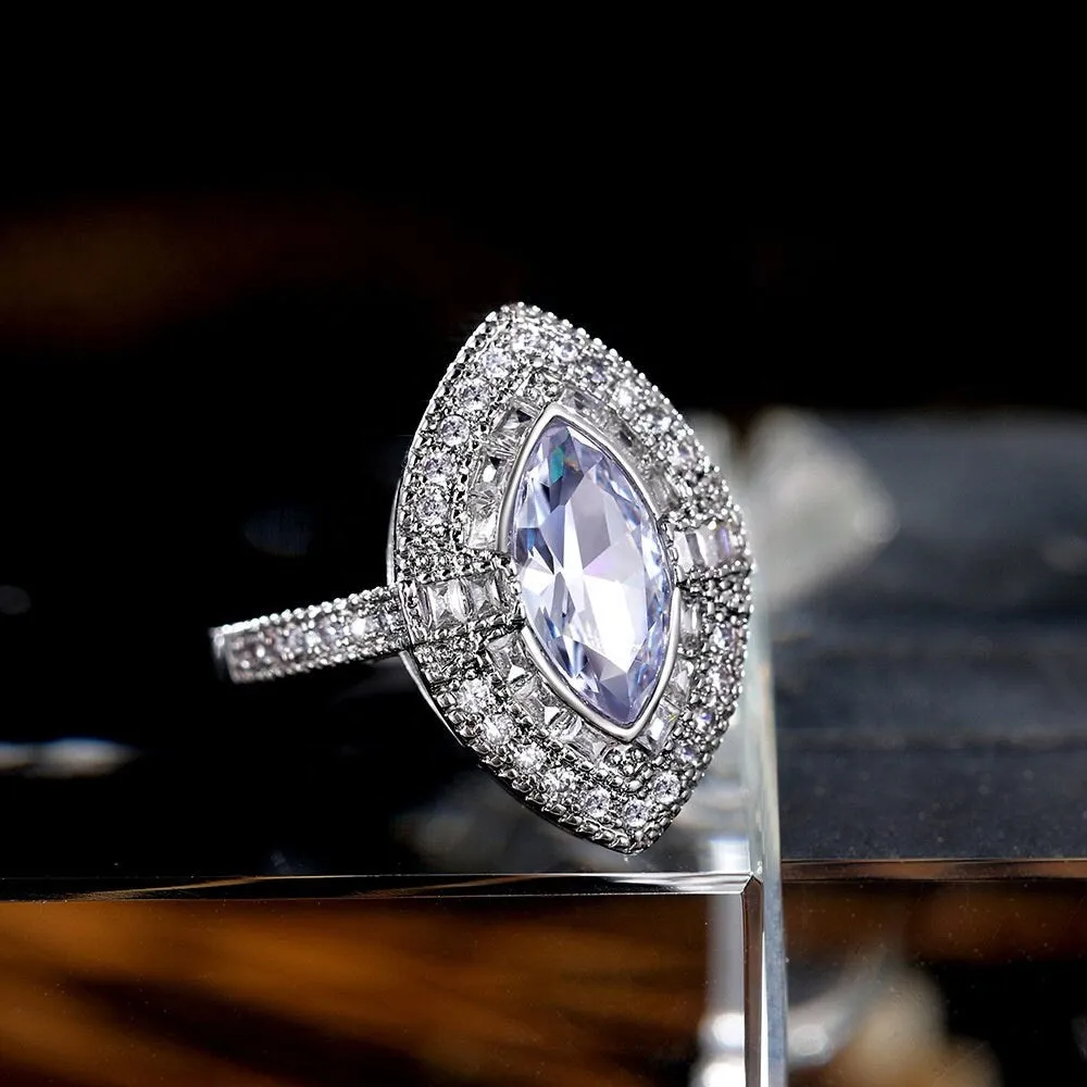 Marquise Ring | Marquise Diamond Ring | Marquise Engagement Ring | Halo Ring | Oval Ring | Halo Ring Engagement | Halo for Engagement Ring