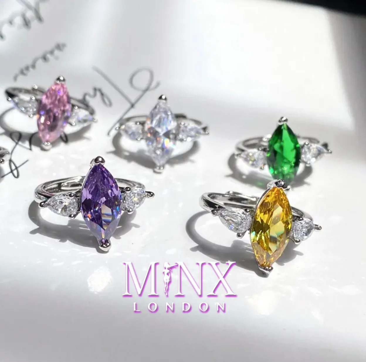 Marquise Ring | Marquise Diamond Ring | Marquise Engagement Ring | Marquise Diamond Cut Ring | Green Diamond Wedding Ring | Green Diamond