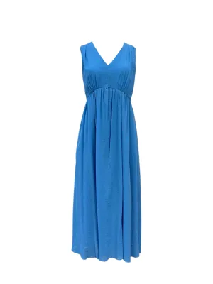 Max Mara Women's Blue Antony Sleeveless A Line Dress NWT