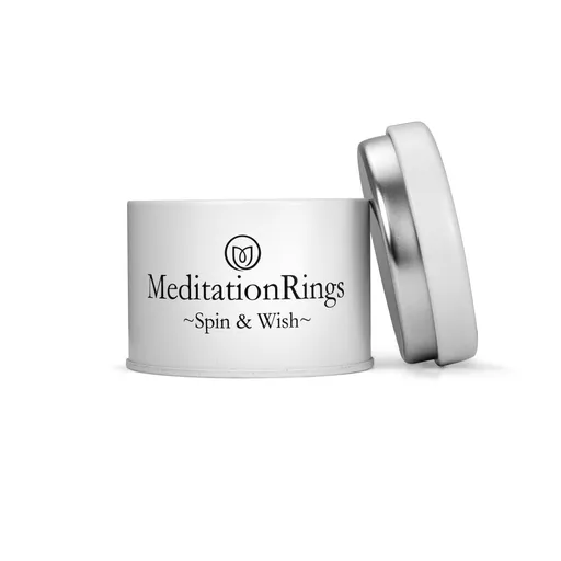 Meditation Ring Sea Sterling Silver Scalloped Edges Spinning Band