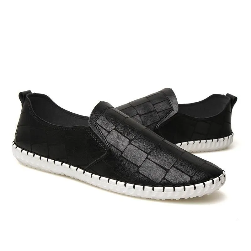 Men's Summer Casual Grain Style Loafer