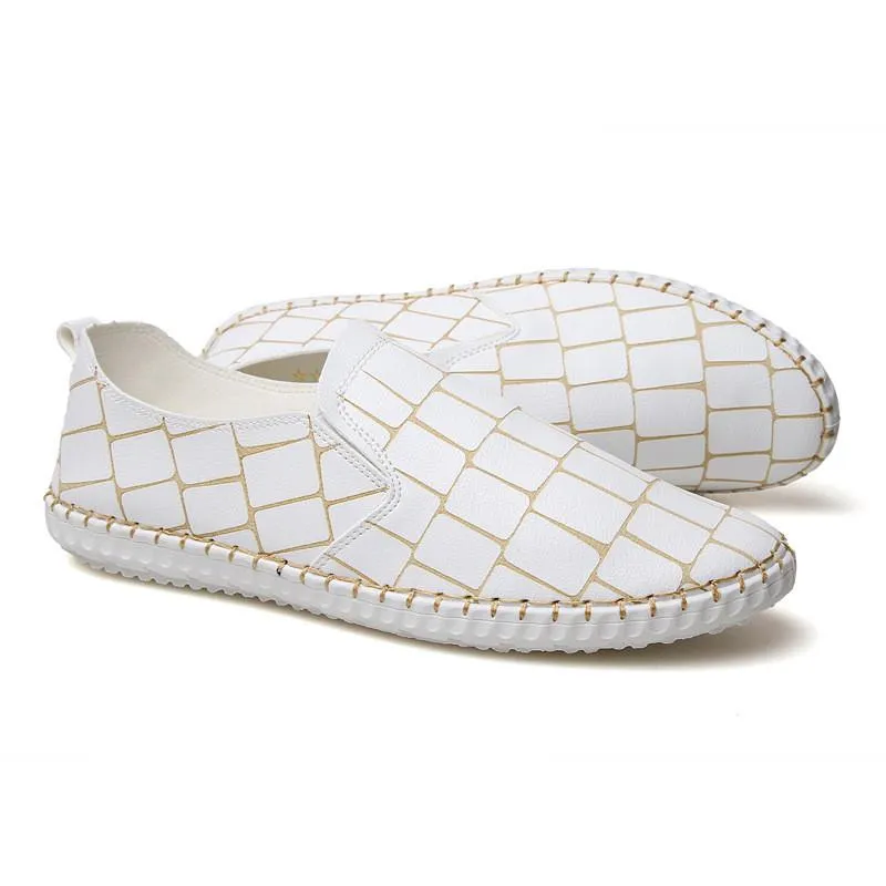Men's Summer Casual Grain Style Loafer