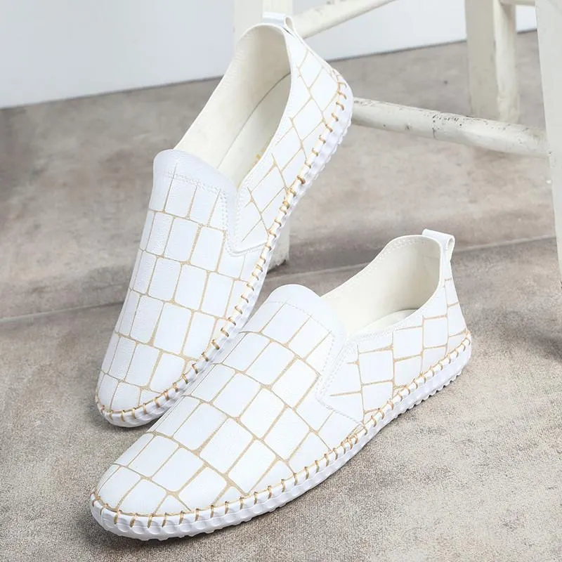 Men's Summer Casual Grain Style Loafer