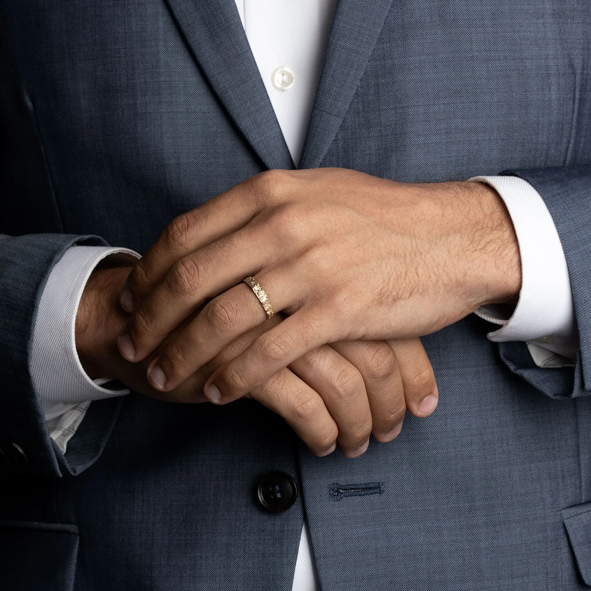 Men's wedding ring - MAGMA
