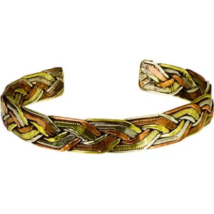 Metal Bracelet 2 Metals Twisted