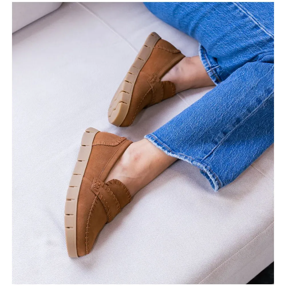 MIA Natalee Loafer - Tan Suede