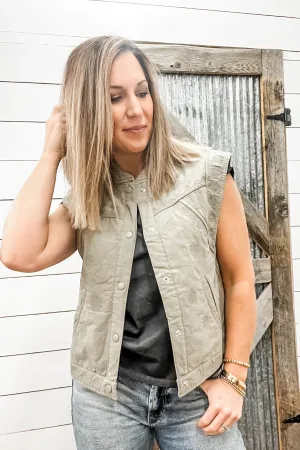 Mina Vest Olive Branch